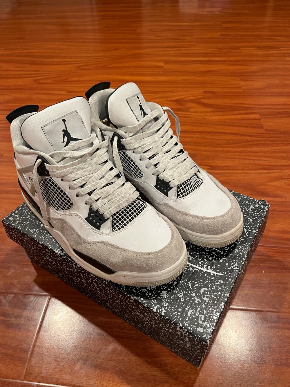 Air Jordan 4 Retro 'Military Black' – Men's Size 10